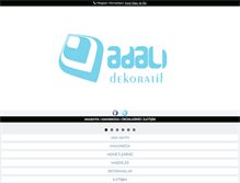 Tablet Screenshot of adalidekoratif.com
